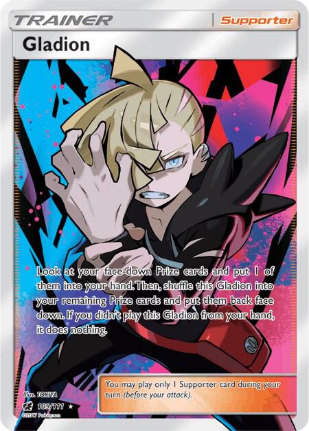 Pokemon Gladion 109/111 Crimson Invasion
