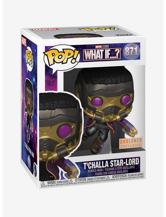 Funko Pop! Television Marvel What If ? T'Challa Star-Lord #871 Box Lunch Exclusive