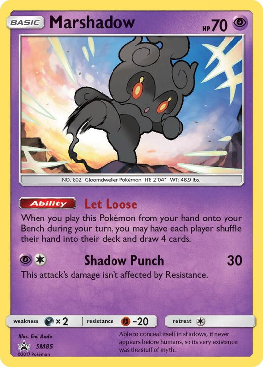 Pokemon Marshadow SM85 SM Black Star Promos