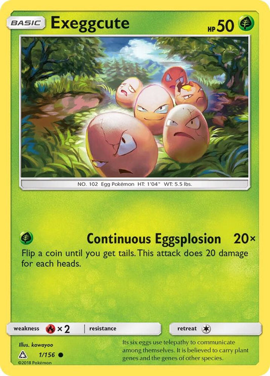 Pokemon Exeggcute 1/156 Ultra Prism