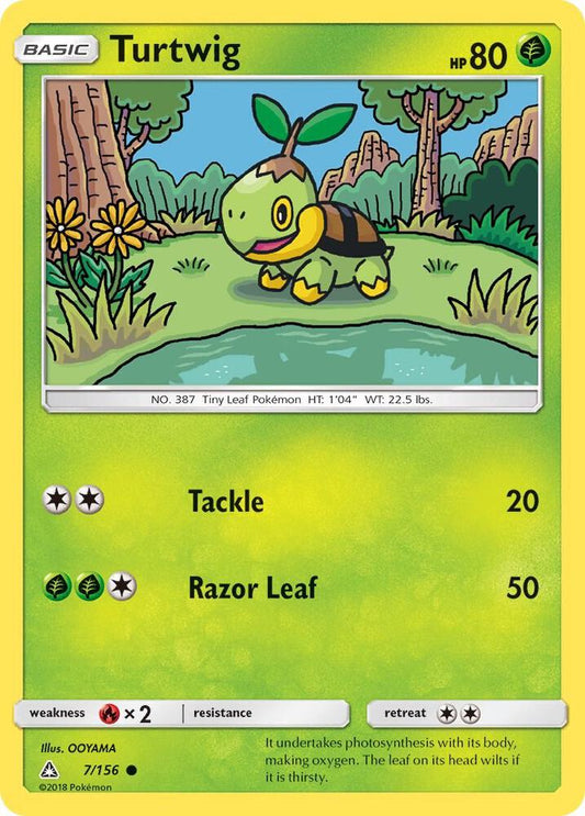 Pokemon Turtwig 7/156 Ultra Prism