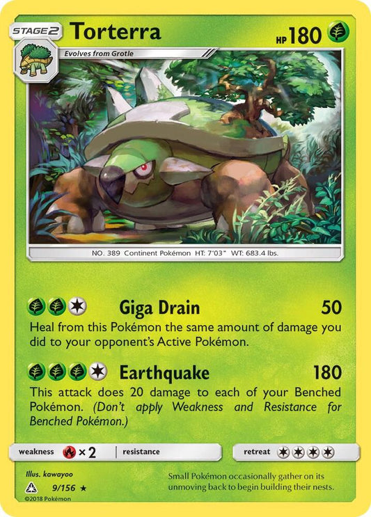 Pokemon Torterra 9/156 Ultra Prism