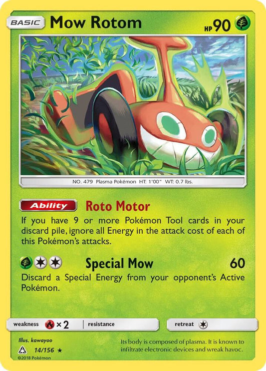 Pokemon Mow Rotom 14/156 Ultra Prism