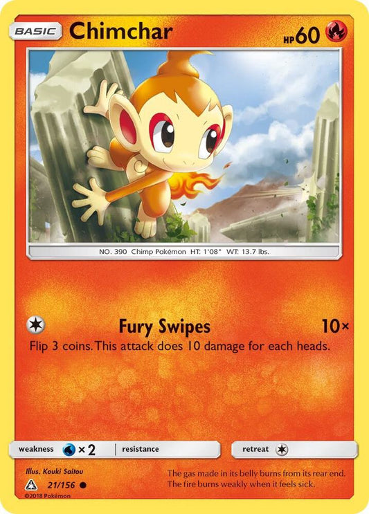 Pokemon Chimchar 21/156 Ultra Prism