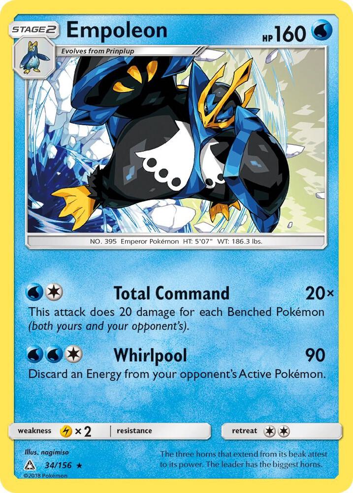 Pokemon Empoleon 34/156 Ultra Prism