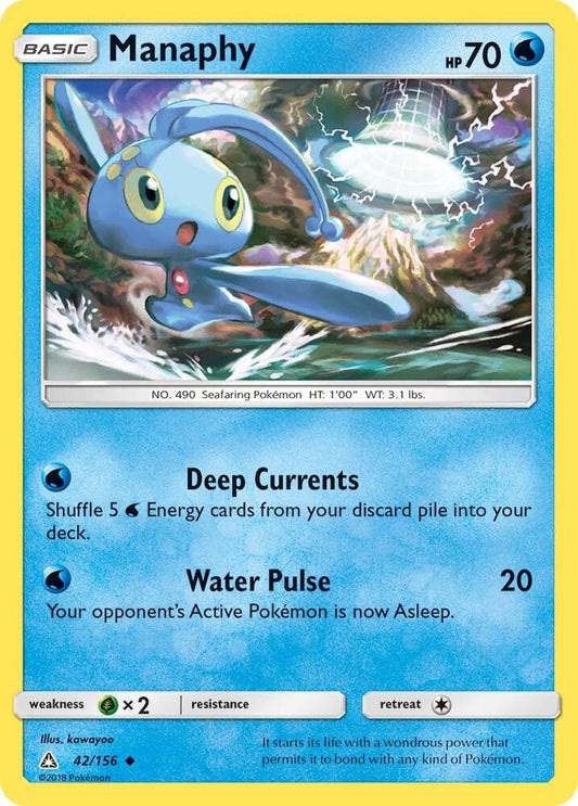 Pokemon Manaphy 42/156 Ultra Prism
