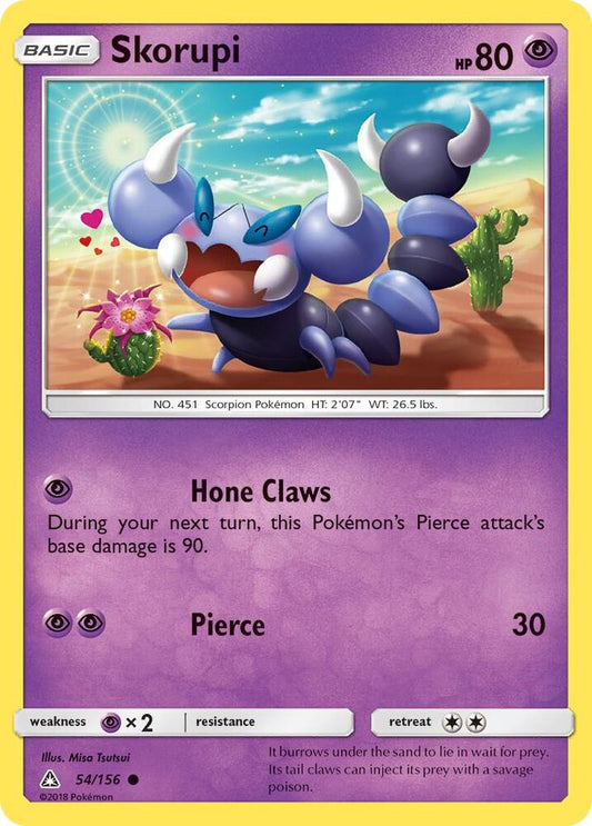 Pokemon Skorupi 54/156 Ultra Prism