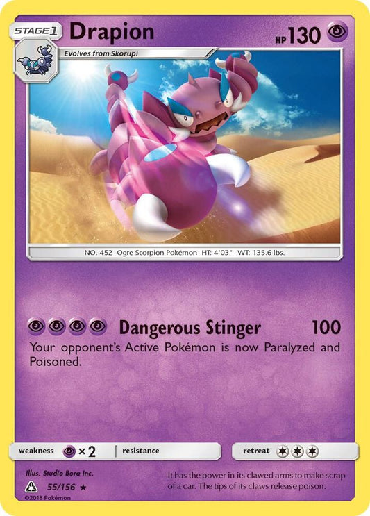 Pokemon Drapion 55/156 Ultra Prism