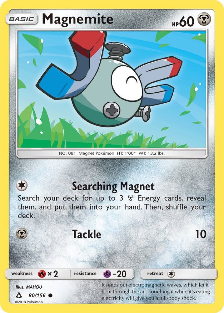 Pokemon Magnemite 80/156 Ultra Prism