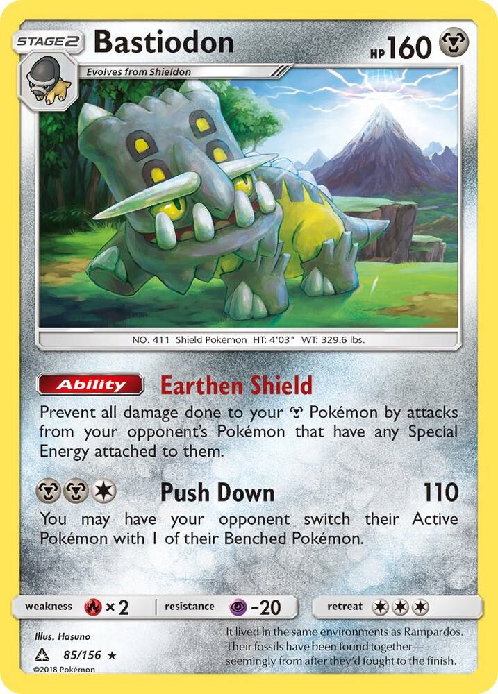 Pokemon Bastiodon 85/156 Ultra Prism