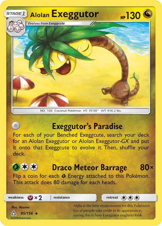 Pokemon Alolan Exeggutor 95/156 Ultra Prism