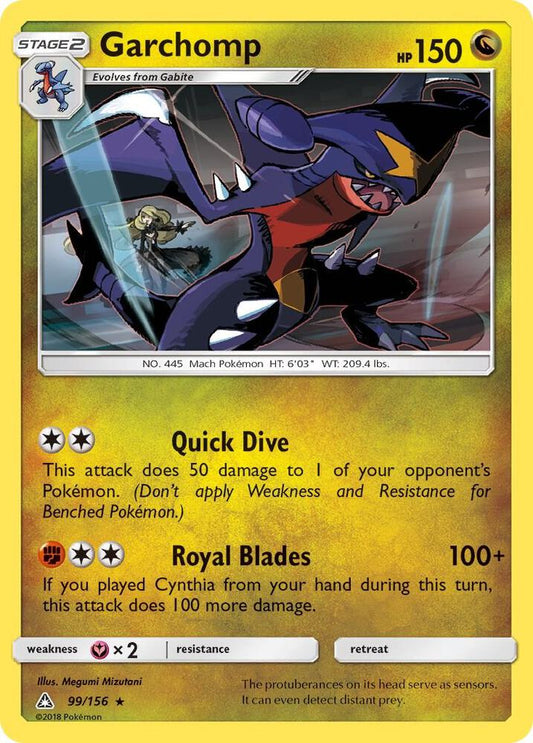 Pokemon Garchomp 99/156 Ultra Prism