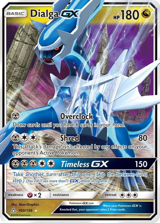 Pokemon Dialga GX 100/156 Ultra Prism