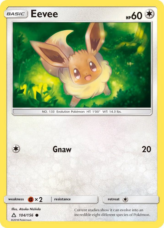 Pokemon Eevee 104/156 Ultra Prism