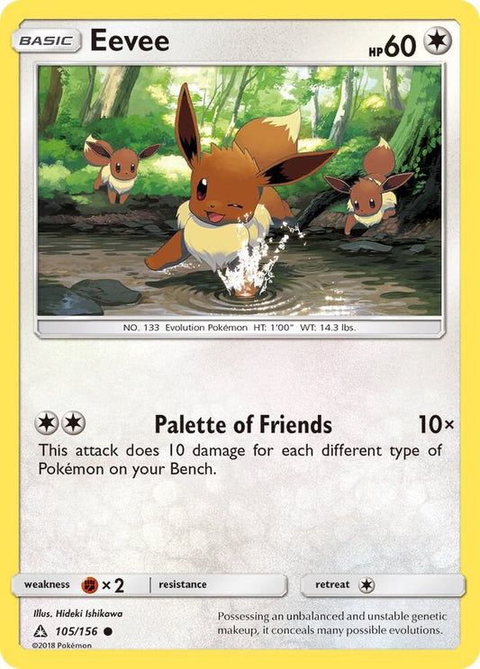 Pokemon Eevee 105/156 Ultra Prism