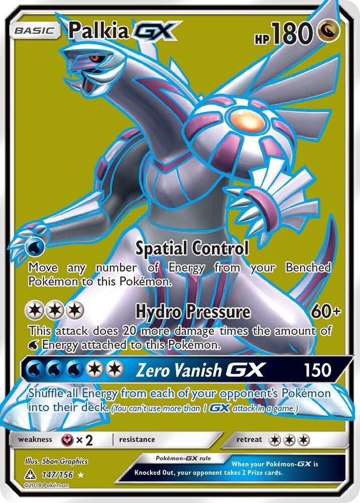 Pokemon Palkia GX 147/156 Ultra Prism