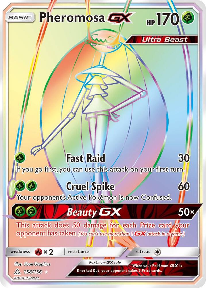 Pokemon Pheromosa GX 158/156 Ultra Prism