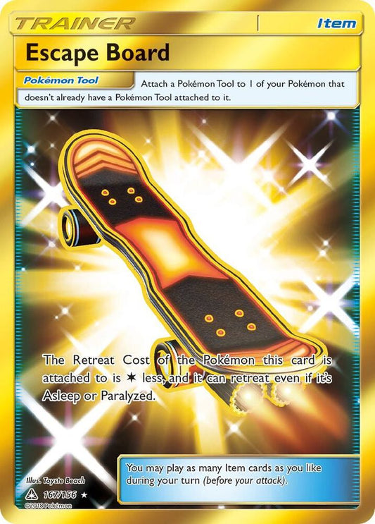Pokemon Escape Board 167/156 Ultra Prism
