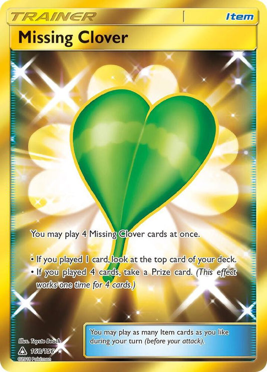 Pokemon Missing Clover 168/156 Ultra Prism