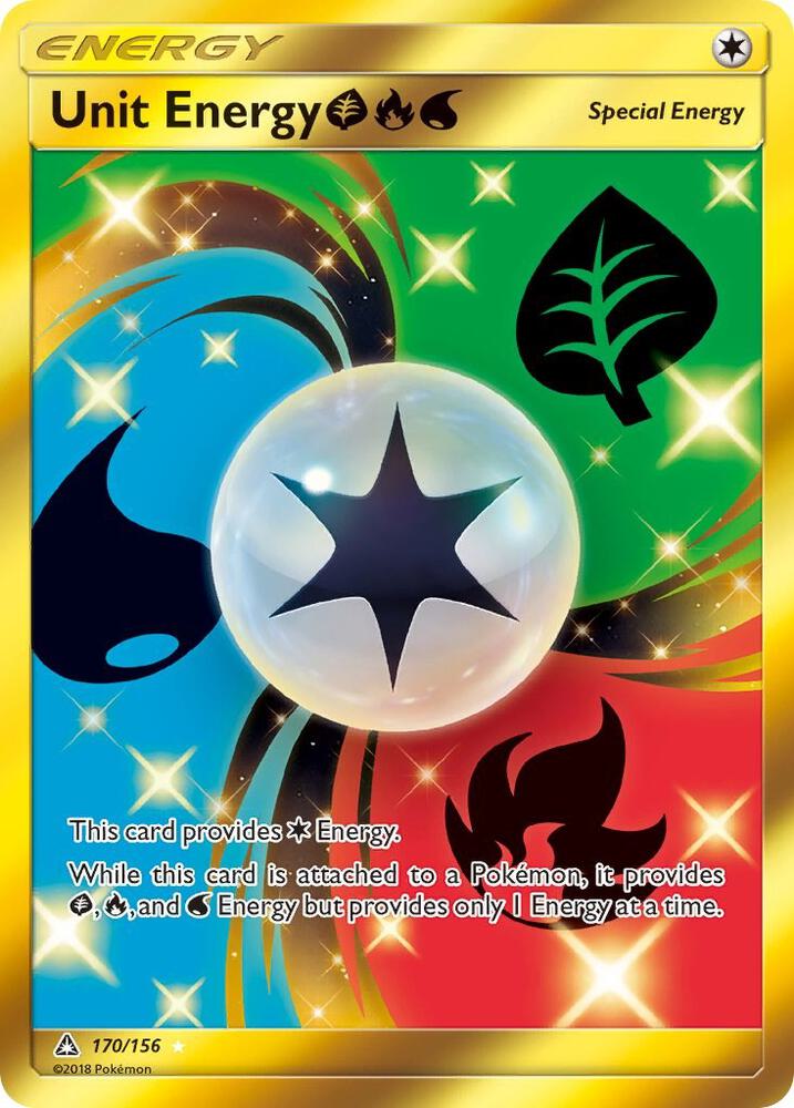 Pokemon Unit Energy Grass/Fire/Water 170/156 Ultra Prism