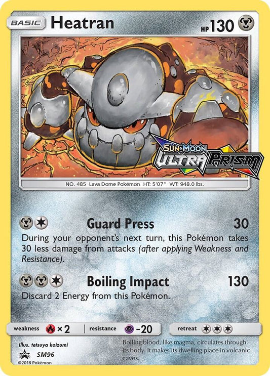 Pokemon Heatran SM96 SM Black Star Promos