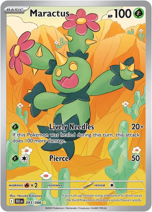 Pokemon Maractus 93/86 Black Bolt