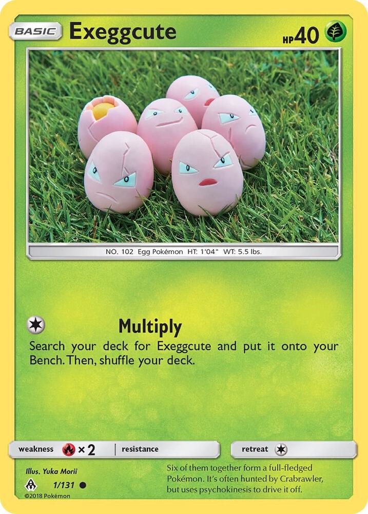 Pokemon Exeggcute 1/131 Forbidden Light