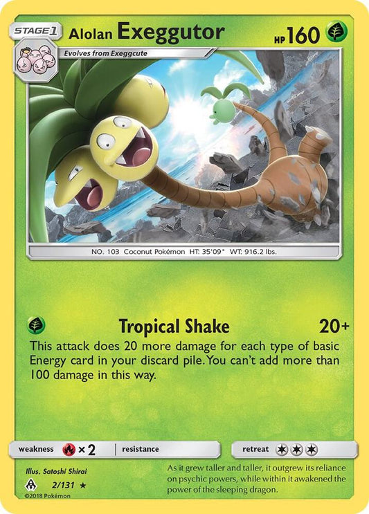 Pokemon Alolan Exeggutor 2/131 Forbidden Light