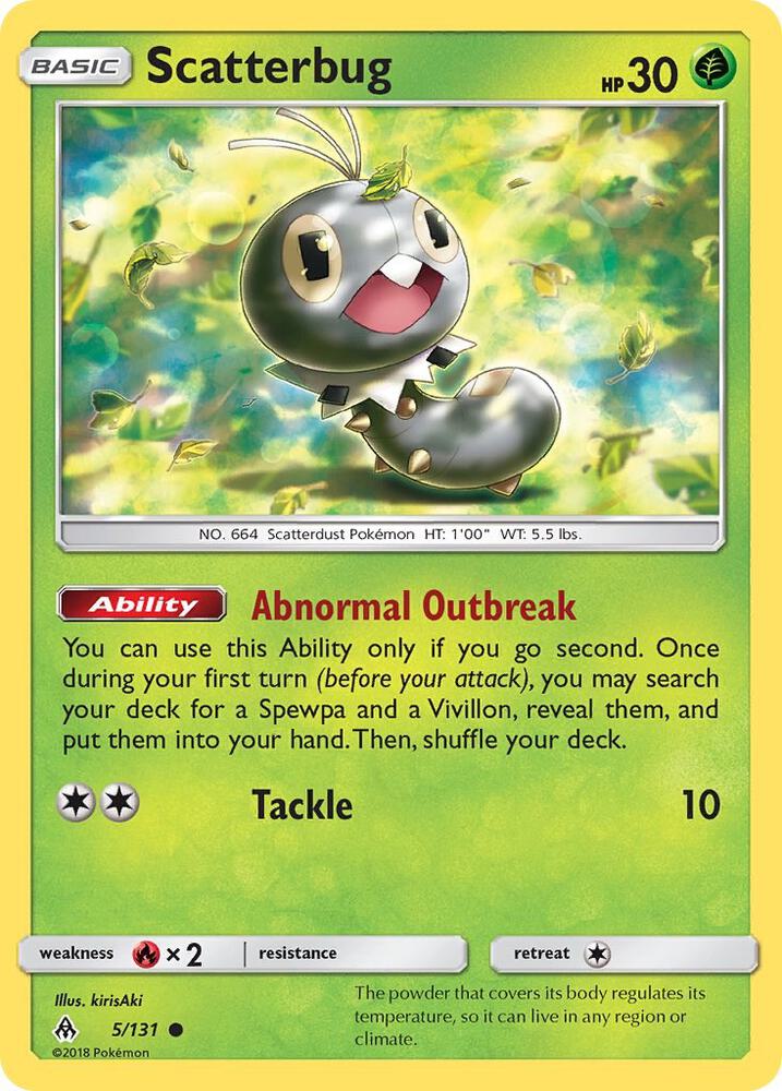 Pokemon Scatterbug 5/131 Forbidden Light