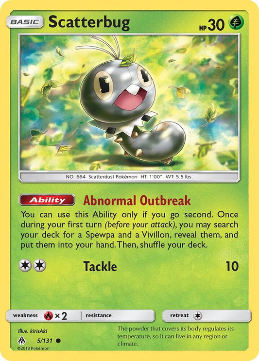 Pokemon Scatterbug 5/131 Forbidden Light