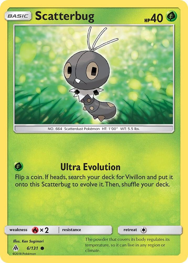 Pokemon Scatterbug 6/131 Forbidden Light