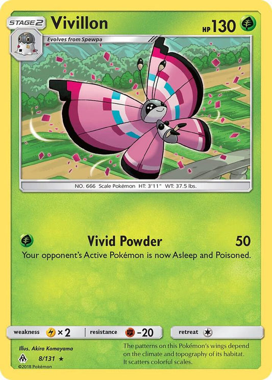 Pokemon Vivillon 8/131 Forbidden Light