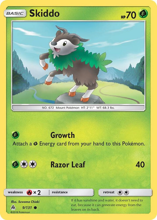 Pokemon Skiddo 9/131 Forbidden Light