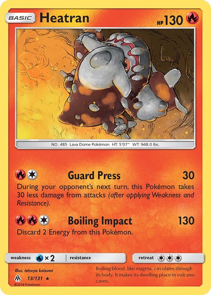 Pokemon Heatran 13/131 Forbidden Light