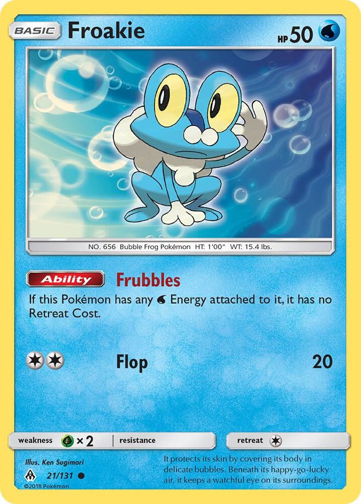 Pokemon Froakie 21/131 Forbidden Light