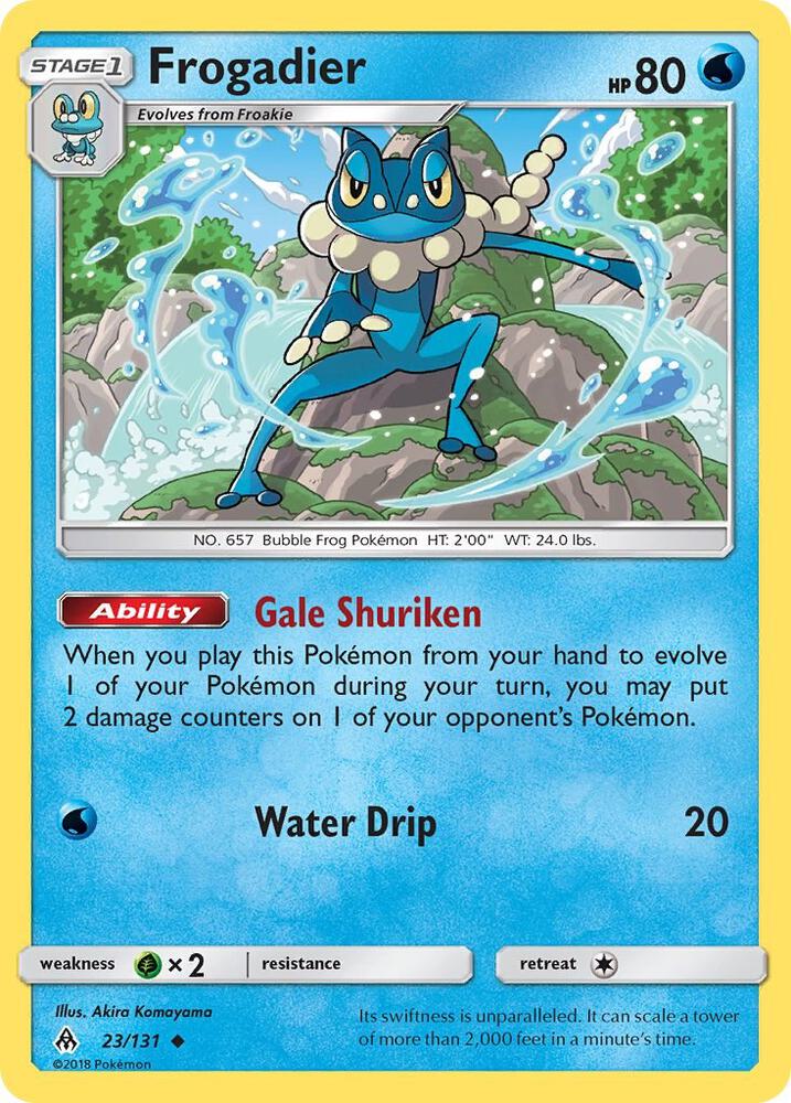 Pokemon Frogadier 23/131 Forbidden Light