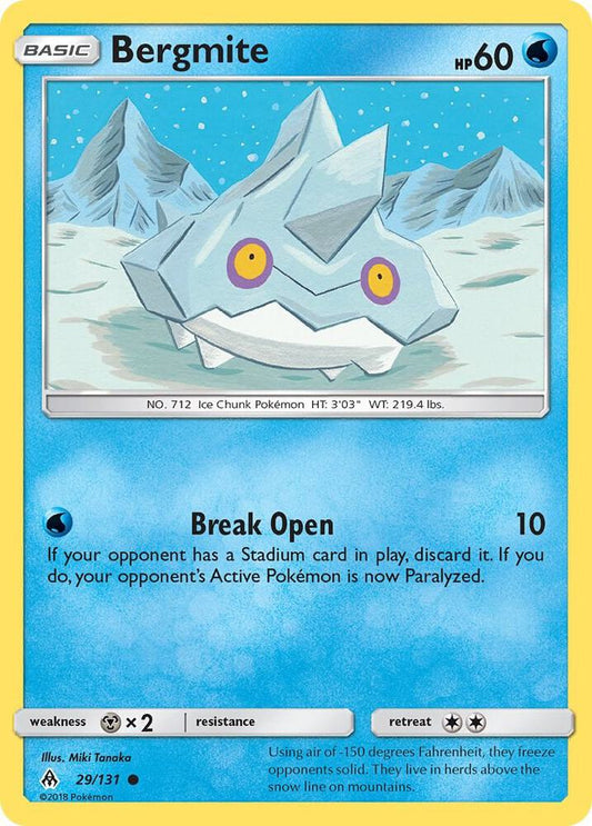 Pokemon Bergmite 29/131 Forbidden Light