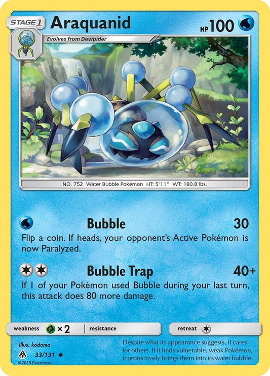 Pokemon Araquanid 33/131 Forbidden Light