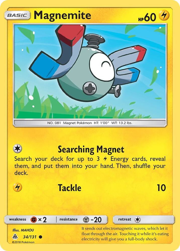 Pokemon Magnemite 34/131 Forbidden Light