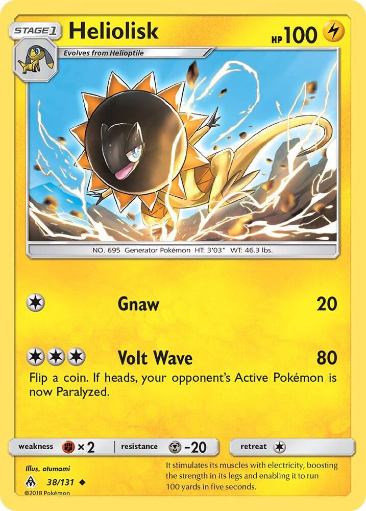 Pokemon Heliolisk 38/131 Forbidden Light