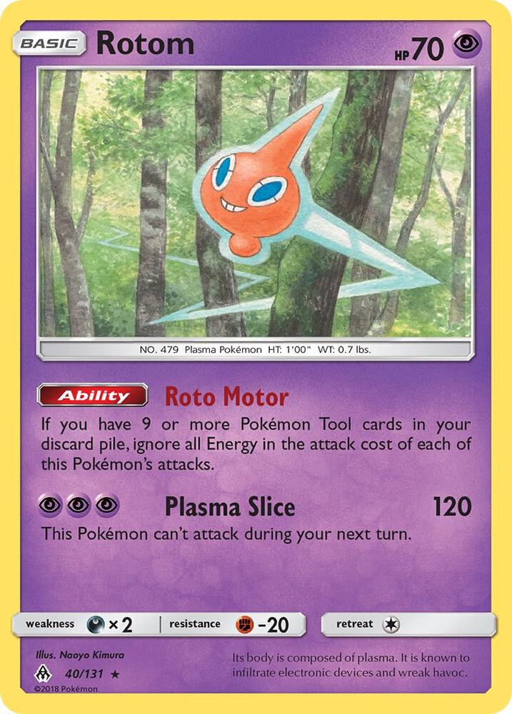 Pokemon Rotom 40/131 Forbidden Light