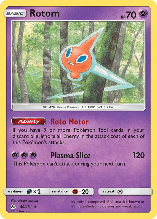 Pokemon Rotom 40/131 Forbidden Light
