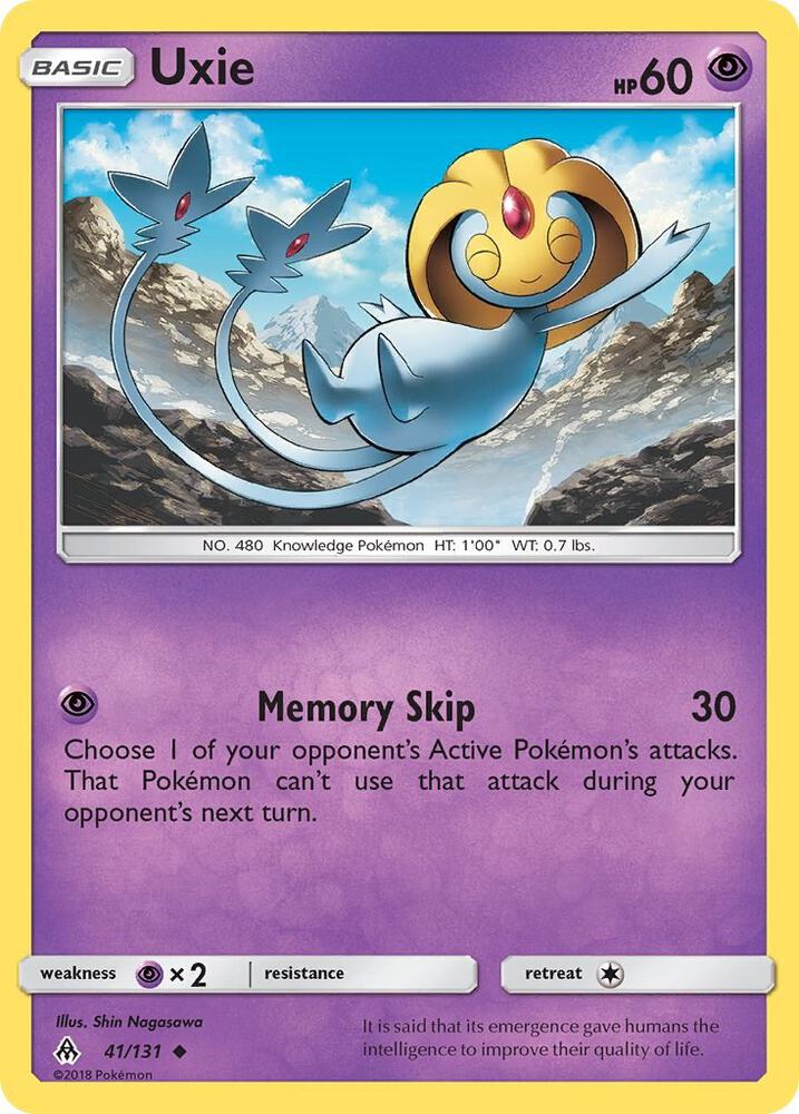 Pokemon Uxie 41/131 Forbidden Light
