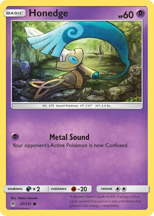 Pokemon Honedge 47/131 Forbidden Light
