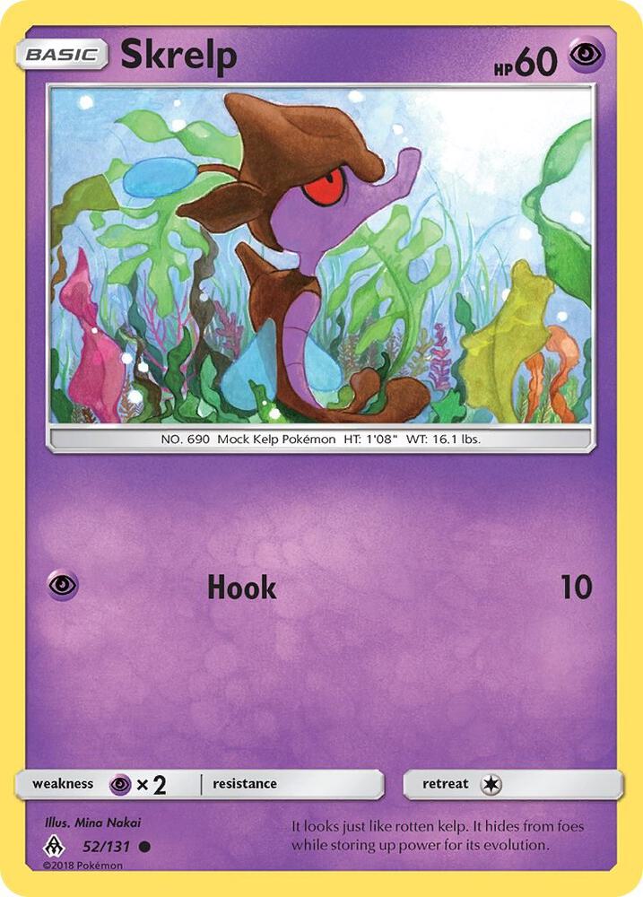 Pokemon Skrelp 52/131 Forbidden Light