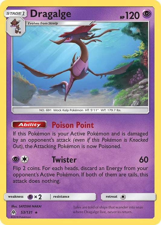 Pokemon Dragalge 53/131 Forbidden Light