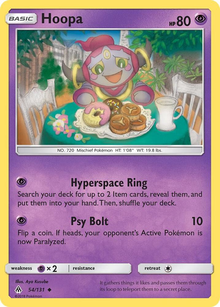 Pokemon Hoopa 54/131 Forbidden Light
