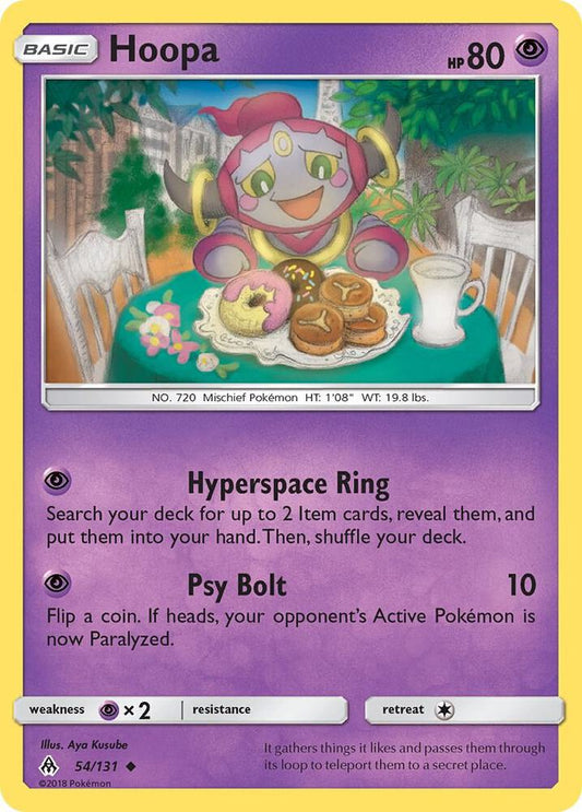 Pokemon Hoopa 54/131 Forbidden Light