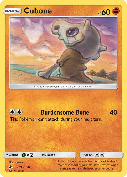 Pokemon Cubone 57/131 Forbidden Light