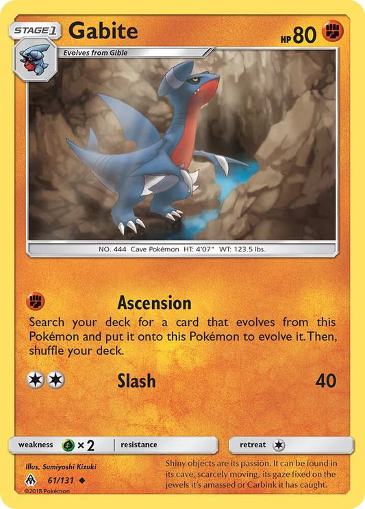 Pokemon Gabite 61/131 Forbidden Light